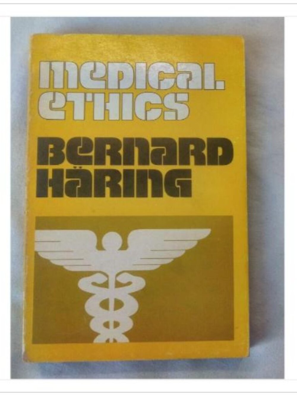 Medical Ethics Bernard Häring 1973 Paperback Book Vintage Novel Read Classic